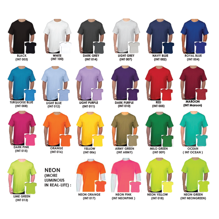 Smooth Drifit Roundneck T-shirts (only certain models &amp; sizes)